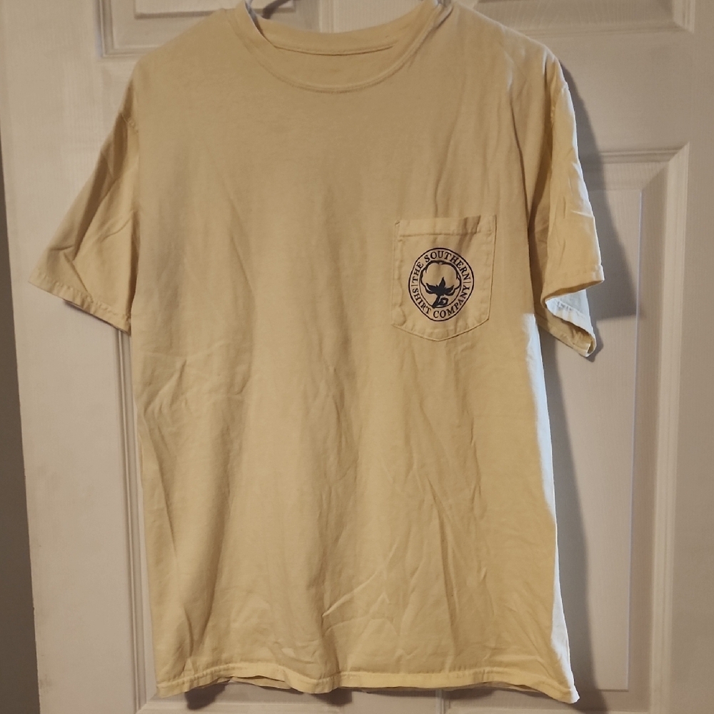 The Southern Shirt Company Yellow Short Sleeve Tee